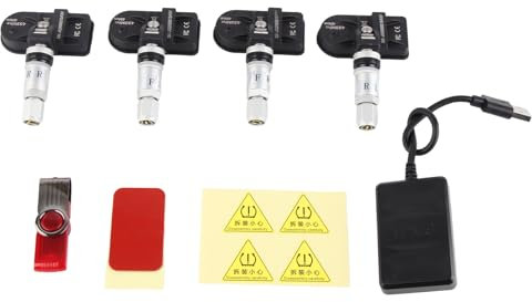 Reifendruckkontrolle, Auto-Reifendruckkontrollsystem USB TPMS mit internem Sensor für Android-Navigation