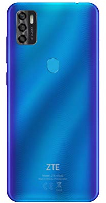 ZTE Smartphone Blade A7s 2020 (15.51 cm (6,5 Zoll) HD+ Display, 4G LTE, 3GB RAM und 64GB interner Speicher, 16 MP Hauptkamera und 8 MP Frontkamera, Dual-SIM, Android Q) ocean blue