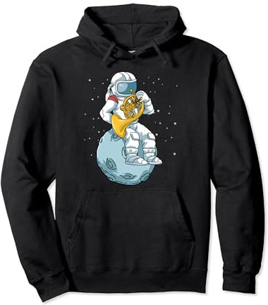 Waldhorn Hoodie Horn Geschenk Musik Band Orchester Waldhorn Pullover Hoodie