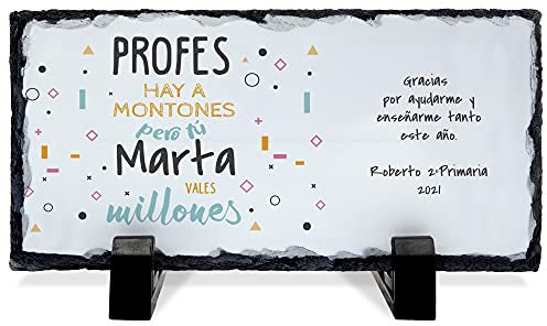 LolaPix Portafotos Personalizado. Regalos para Profesores. Regalo Personalizado. Varios diseños. PROFES Hay Montones
