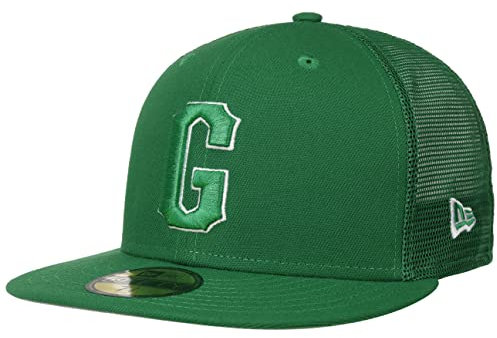 New Era 59Fifty MLB22 ST Pats Giants Cap Fitted Truckercap Meshcap Trucker Flat Brim San Francisco Damen/Herren - Hinten geschlossen, mit Schirm Frühling-Sommer Sommer - 7 1/4 (57,7 cm) grün