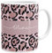 Daytripper Custom Name Mug Personalised Pink Leopard Print Coffee Tea Cup Home Decor Animal Print Gift for Her-Design-3