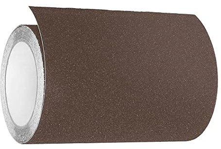 XZRDINGJIE Antirutsch Klebeband Streifen mit Selbstklebend, Treppenstufen Band Kleber Rutschfest Klebeband (15cm x 5m, Braun)