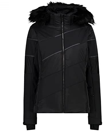 CMP - Woman Jacket Zip Hood, Woman, Nero, 38