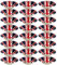 Union Jack Paper Bowls – 16cm GB Flag Disposable Party Bowls – Olympic & British Celebration Tableware – Red White Blue Patriotic Design – Great for Street Parties & Events (24 Packs)