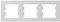 Schneider Electric Asfora EPH5800321D - Marco horizontal para enchufes e interruptores (3 enchufes), color blanco