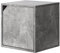 BAKAJI Mensola Cubo con 1 Anta da Parete, Pensile Montaggio a Muro Design Moderno, Mobile Sospeso 35 x 35 cm,per Arredamento Casa, Ufficio, Libreria Multiuso Ideale per Soggiorno, Cucina (Cemento)