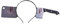 PARTY DISCOUNT NEU Haarreif Hackbeil im Kopf, blutiges Halloween-Accessoire