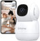 G-Homa 2K Überwachungskamera Innen, 360 Grad WLAN Kamera Überwachung Innen mit Bewegungserkennung, IR Nachtsicht, 2-Wege Audio, Babyphone Kompatibel mit Alexa, Haustierkamera mit APP