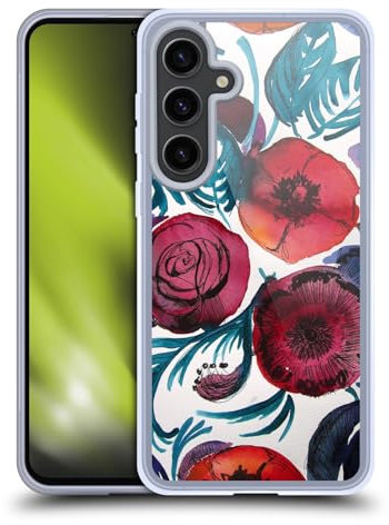 Head Case Designs Offizielle Mai Autumn Violetta Blumiger Garten Soft Gel Handyhülle Hülle kompatibel mit Samsung Galaxy S24+ 5G