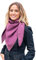 Scandi Linen Musselin Tuch Damen, Musselintuch Damen, Musselin Tuch, Musselin Schal Damen, Musselintücher, Musselin Schal, Halstuch Damen, Schal Damen (Dreieckig leicht (einlagig), Lila Mit Punkten)