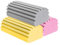 3 Piezas Esponjas de Limpieza, Esponja Reutilizable para Polvo, Plumero Húmedo, para Limpiar Persianas, Vidrio, Rejillas de Ventilación, Gris, Amarillo, Rosa