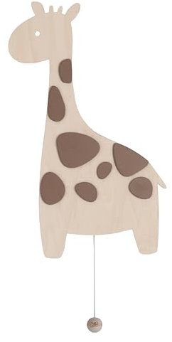 Baby's Only - Baby Wandlampe - Giraffe - Wandleuchte für Babyzimmer - Nachtlampe mit batterie für Kinderzimmer - FSC-Gütezeichen Holzlampe - 25000 Brennstunden - Wandlampe bemalbar