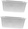 Mikinona 2pcs Aluminium Legierung Brot Backform Laib Pan Für Kuchen Toast Formen Wiederverwendbare Backformen Formen