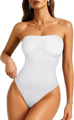 Gotoly Mujer Bodies Moldeadores Sin Tirantes Body Reductor Shapewear Adelgazante Body Shaper Control de Abdomen Bodysuit