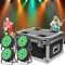 4 pièces 200W LED Par Projecteur avec trépied, 18 led par projecteur lumière de scène lumière de fête RGBW DMX512 4-en-1 éclairage par lumière lumière disco pour scène DJ Party Show Bar Halloween