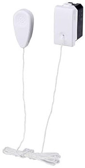 Pulsante a tirante 1P 16A con corda colore bianco compatibile Bticino Matix