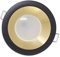 6x Vonhoff LED Einbaustrahler Set MR16 12V weiß/gold rund kaltweiß 5 Watt sehr flach - Einbauleuchte Einbau-spot als Deckenleuchte und -strahler oder Wandleuchte - 75mm Bohrloch mit