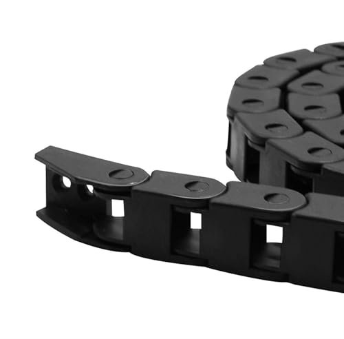 Abschleppschiene 1 Meter R18-Drahtketten, 8 x 8 mm Innengröße, Nylon-Kabel, Drahtträger, Kunststoff, flexible Schleppkette, CNC-Fräser-Kabelkette Beweglicher Schutz