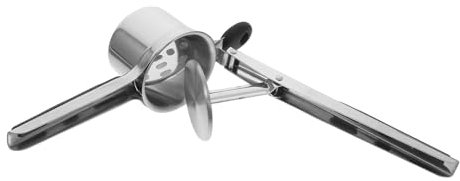 Alipis exprimidor manual arrocera de cocina resistente pasapurés de papa herramienta de puré de papas prensador de frutas de acero inoxidable machacero prensa de fruta manual planchar
