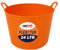 Best House | 1 Pc of Flexi Tub with Handles | 24 Litres | Orange | Garden Tubs | Plastic Storage Container for Home, Washing, Garden Waste and DIY Projects - (Pack of 1)