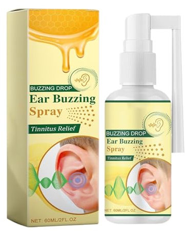 Quitacecumen Para Adultos - Limpiador Auditivo de 60ml - Limpiador, Spray para Acúfenos Unisex Post-Acuático Tras Perforaciones