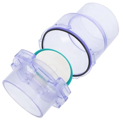 SHINEOFI PVC Water Pipe Anti-backflow Check Valve Non Return Valve with Backflow Prevention for Kitchen Drainage Systems Easy to Install