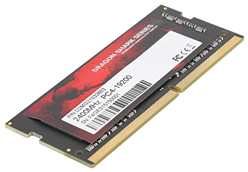 Tomantery RAM DDR4 Memoria Sottile Ad Alte Prestazioni per Notebook DDR4‑2400 MHz Utilizza Alluminio 16 GB per Laptop (16GB)