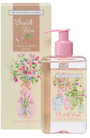 Heathcote & Ivory, Sweet Pea, Flüssigseife für Körper und Hände, 250 ml