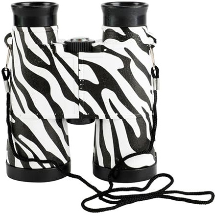 FERNGLAS für Kinder mit Tiermotive Kinderfernglas Binocular Fernrohr 4-Varianten 55 (Zebra)