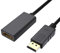 DisplayPort to HDMI Adapter 4K 30HZ, dp hdmi adapter Cableader Gold-plated displayport male to HDMI Female converter with Audio
