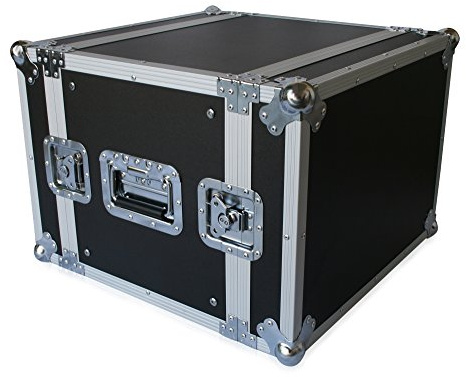 Track de efectos, 35 cm, 8HE Flightcase con cierre de mariposa.
