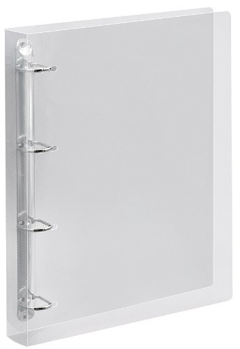 Ringbuch A4 Flexibel 4 Ringe, 255 x 315 x 27 mm (12, Crystal)