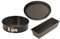 Kaiser Original Classic Lot de 3 moules à charnière Ø 26 cm, Moule à gâteau Royal, Moule à Fond de Fruits Ø 30 cm, fabriqué en Allemagne avec revêtement antiadhésif, Acier, Noir, 32 x 31 x 12
