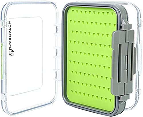MAXIMUMCATCH Maxcatch Two-Sided Waterproof Fly Box Easy Grip Foam Jig Fly Fishing Box Multiple Sizes