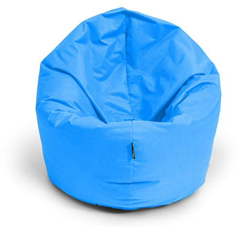 BuBiBag Sitzsack 2 in 1 Funktion Sitzkissen mit EPS Styroporfüllung 32 Farben Bodenkissen Kissen Sessel Sofa (145cm, Königsblau)