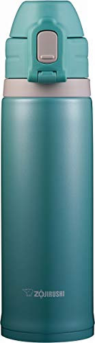 ZOJIRUSHI SD-CS50-GM Bouteille d'eau potable directe, type sport, acier inoxydable, bouteille à paille, 0,52 l, menthe