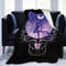 Lphdfoxh1 Cute Moon, Cat and Sailor Anime Deckenbezug Decke Flanell Wolldecke Reise-Super Weiche Flauschige Warme Sofadecke