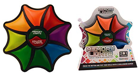 Johntoy Memory&Follow Spiel Groß, mit Licht und Geräusch, 2in1