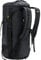 MIER Reisetasche große Sporttasche wasserdicht Sportrucksack mit Schuhfach umwandelbar in Rucksack, Schwarz, 90L
