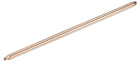 sourcing map Rundes Kupfer Heatpipe zur Kühlung von Laptop CPU GPU Kühlkörper 6 mm x 200 mm