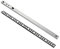 Gotetiso 1 Paar (2 Stücke) Schubladenschienen Kugelführung ​Teleskopschiene Chubladenauszug Kugelpräzisionsteilauszug Schubladen-Schiene Teilauszug - 310 mm Länge - 17 mm Nut