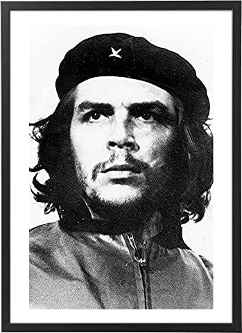 Poster Kunstdrucke Gemälde Bilderrahmen – berühmte Ikonen – verschiedene Größen verschiedene Farben Made in Italy – Wandset Wohnzimmer Schlafzimmer Schlafzimmer Küche (Che Guevara)