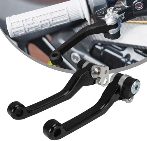JFG RACING Palancas de Freno de Embrague de Motocicleta,Maneta Embrague Moto de Aluminio Ajustable para Sur Ron S/X Segway X160/X260 Talaria Sting-Negro