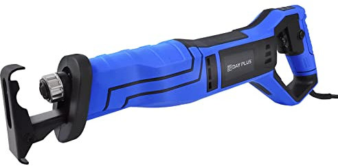Powerful Reciprocating Saw 900W 230V Variable Speed Electric Corded Sabre Saw Non-Slip Handle Tool Less Blade Change Lock-Button w/5 Saw Blades