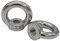 EZOTec - 2 Stück Ringmuttern M6 ähnl. DIN 582 - Edelstahl V2A A2 -Ösenmutter Augen-Mutter (gegossen, poliert)