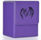 UAONO Card Deck Box für Yugioh MTG, Sammelkarten Box hält 100+ Einzel Gesleevte Karten mit 2 Teilern Passend, Karte Aufbewahrungsbox Kompatibel mit Magic Cards Spielkarten (Violett, Sky Dragon)