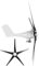 100 W Windgenerator, Windgenerator-Kit, Generatoren und Tragbare Stromgeneratoren, Mini-Windturbinen mit 5 Rotorblättern, 12/24/48 V Stromgeneratoren (Schwarz)