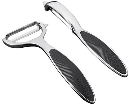 Vegetable Potato Peelers Set,2 PCS Multifunctional Peelers Y-Shaped Swivel Peeler and I Shape zinc Alloy Fruit Peeler Rotatable Apple Peeler for Kitchen Vegetables Fruits