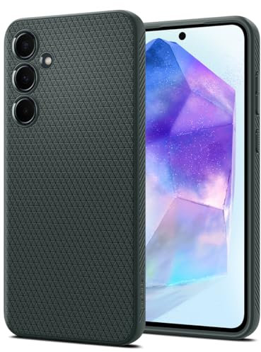 Spigen Liquid Air Hülle Kompatibel mit Samsung Galaxy A55 5G -Grün